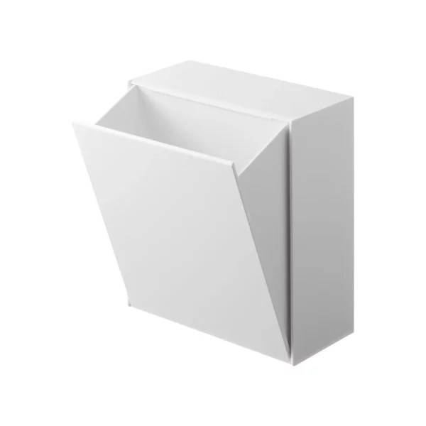 TOWER Adhesive Hook Box with Lid - White