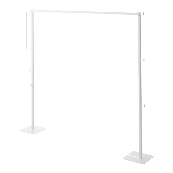 Porte-linge et porte-vêtements pliable TOWER - Blanc