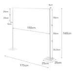 Yamazaki Zusammenklappbarer Wäsche- & Kleiderständer TOWER Weiss, Detailansicht 6 | One Horizon