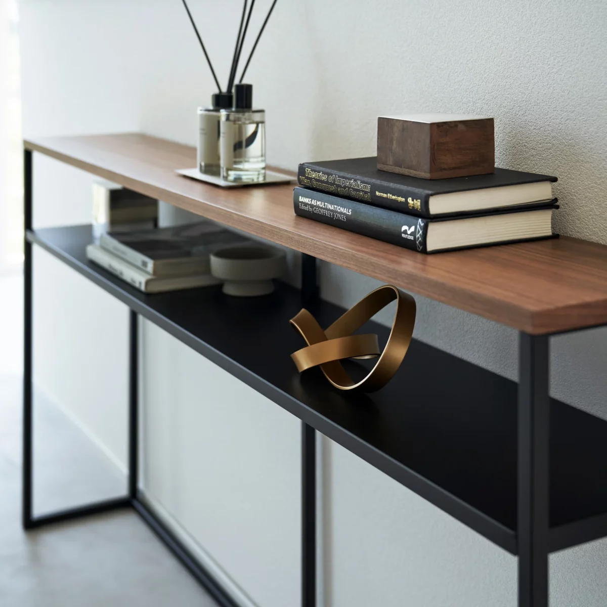 Console table with shelf TOWER