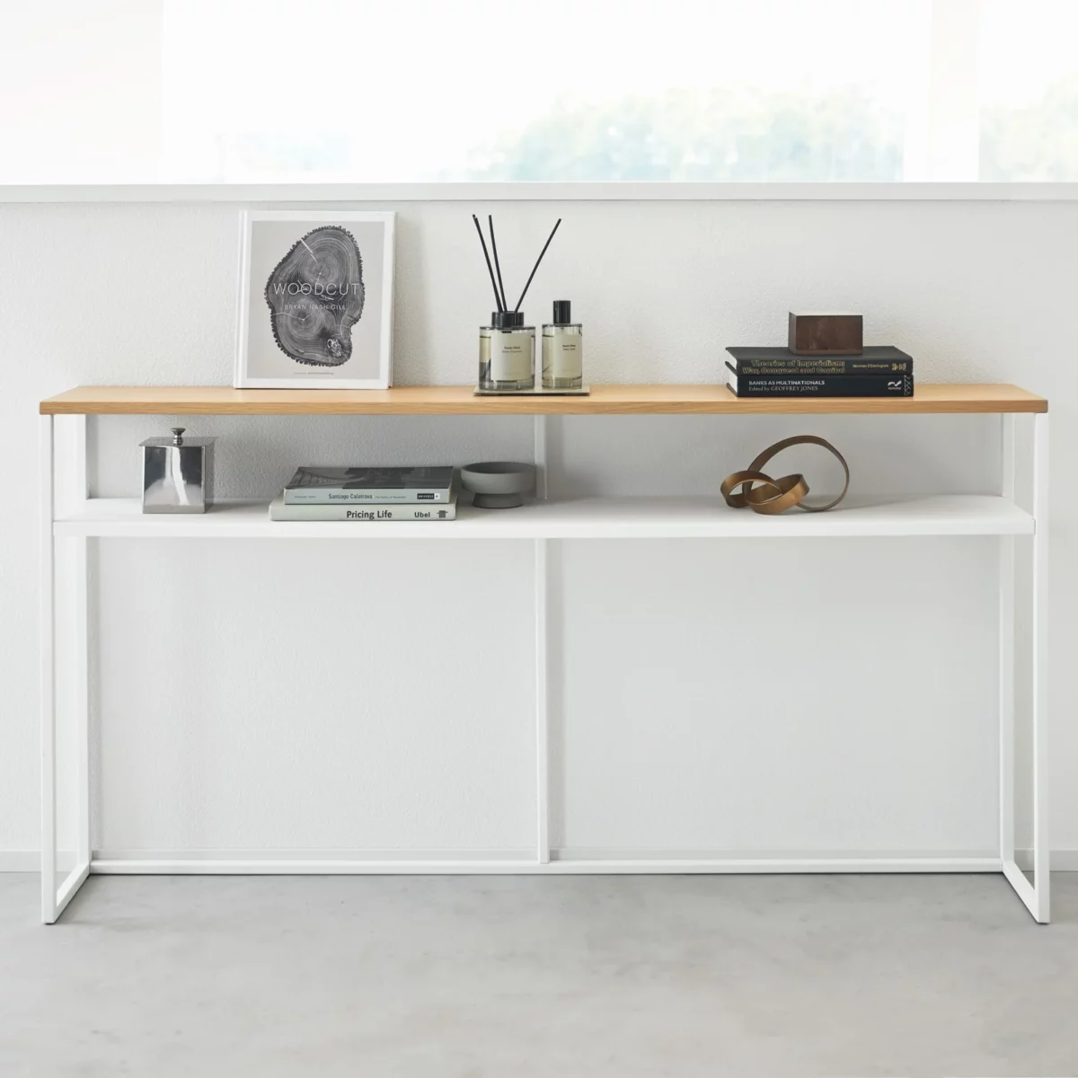 Console table with shelf TOWER