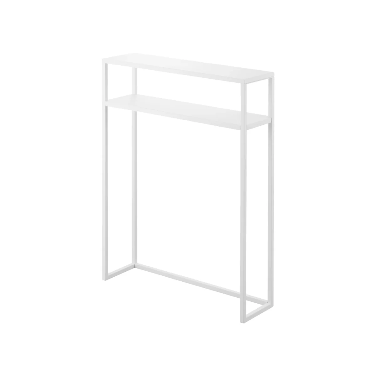 2-tier console table TOWER White