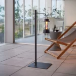 Yamazaki TOWER Height-Adjustable Lantern Stand, Black, Detail View 4 | One Horizon