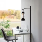 Yamazaki TOWER Height-Adjustable Lantern Stand, Black, Detail View 6 | One Horizon
