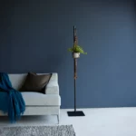 Yamazaki TOWER Height-Adjustable Lantern Stand, Black, Detail View 7 | One Horizon