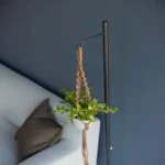 Yamazaki TOWER Height-Adjustable Lantern Stand, Black, Detail View 8 | One Horizon