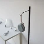 Yamazaki TOWER Height-Adjustable Lantern Stand, Black, Detail View 10 | One Horizon