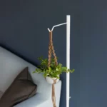 Yamazaki TOWER Height-Adjustable Lantern Stand, White, Detail View 8 | One Horizon