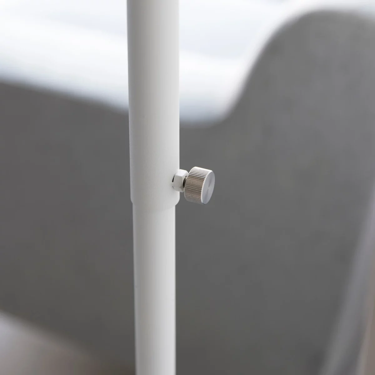 Yamazaki TOWER Height-Adjustable Lantern Stand, White, Detail View 11 | One Horizon