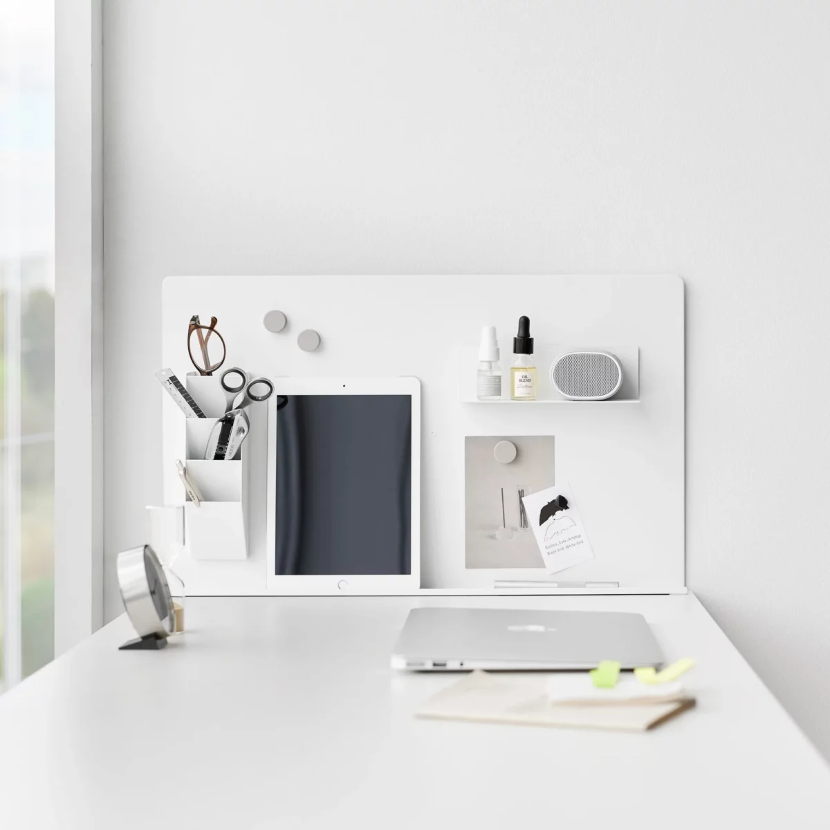 Yamazaki Magnetwand TOWER für den Schreibtisch Weiss, Detailansicht 5 | One Horizon