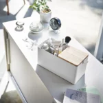 Yamazaki Make-up-Box TOWER Weiss, Detailansicht 2 | One Horizon