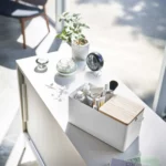 Yamazaki Make-up-Box TOWER Weiss, Detailansicht 9 | One Horizon