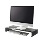 Yamazaki Monitor-Ablage TOWER Schwarz | One Horizon