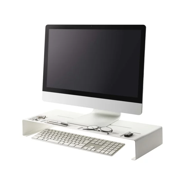 Monitor-Ablage TOWER - Weiss
