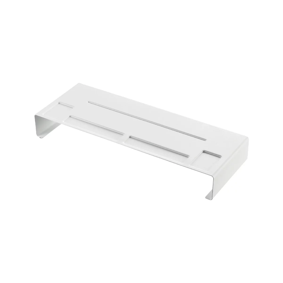 Yamazaki TOWER White Monitor Stand, Detail View 3 | One Horizon