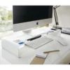 Yamazaki Monitor-Ablage TOWER Weiss, Detailansicht 5 | One Horizon