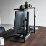 Yamazaki 2-stöckiger Monitorständer TOWER Schwarz, Detailansicht 7 | One Horizon