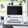 Yamazaki 2-stöckiger Monitorständer TOWER Weiss, Detailansicht 5 | One Horizon