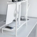 Yamazaki 2-stöckiger Monitorständer TOWER Weiss, Detailansicht 7 | One Horizon