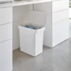 Yamazaki Mülleimer TOWER luftdicht mit Rollen Weiss, Detailansicht 3 | One Horizon