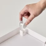 Yamazaki Mülleimer TOWER luftdicht mit Rollen Weiss, Detailansicht 7 | One Horizon