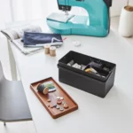 Yamazaki Sewing Box - Tower Black, Detail View 4 | One Horizon