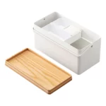 Yamazaki Sewing Box - Tower White, Detail View 2 | One Horizon
