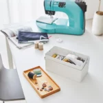Yamazaki Sewing Box - Tower White, Detail View 3 | One Horizon