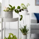 Yamazaki TOWER Plant Stand, White, Detail View 9 | One Horizon