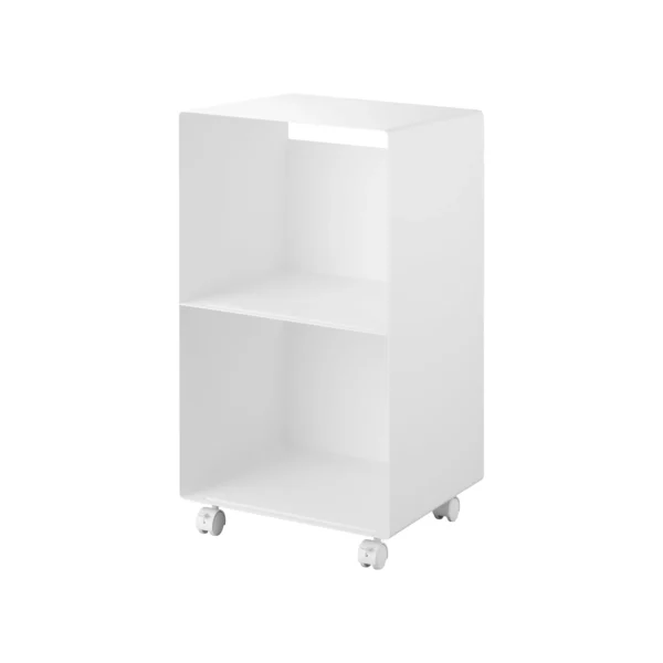 Schallplatten-Regal mit Rollen TOWER - Weiss