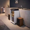 Yamazaki Schallplatten-Regal mit Rollen TOWER Weiss, Detailansicht 2 | One Horizon