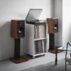 Yamazaki Schallplatten-Regal mit Rollen TOWER Weiss, Detailansicht 9 | One Horizon