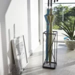 Yamazaki Umbrella Stand with 9 Compartments, Black, Detail View 2 | One Horizon