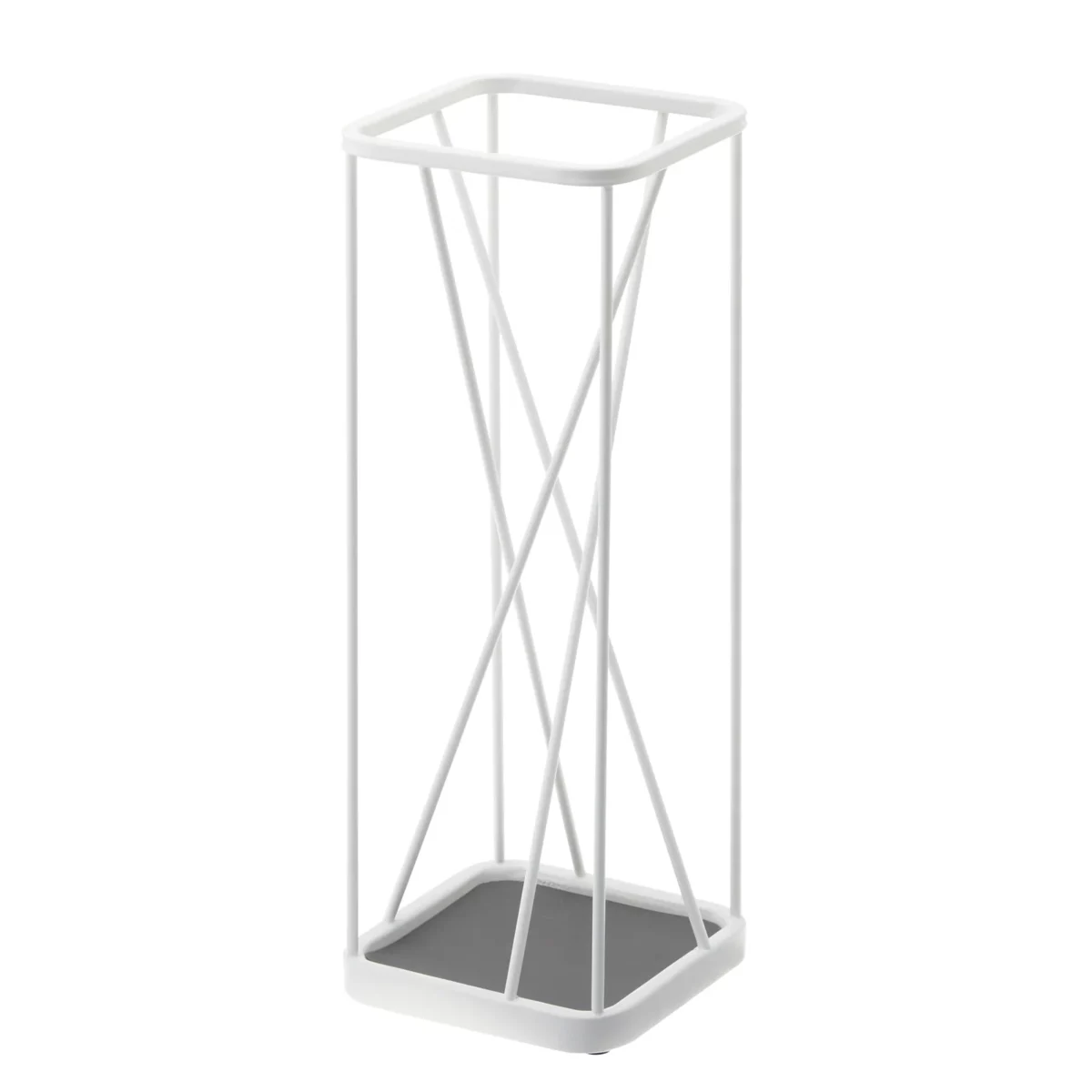 Yamazaki Umbrella Stand with 9 Compartments, White, Detail View 5 | One Horizon