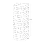 Yamazaki Schirmständer BRICK schmal Schwarz, Detailansicht 9 | One Horizon