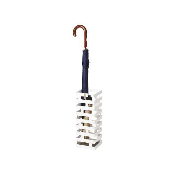 Schirmständer BRICK schmal - Weiss