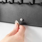 Yamazaki TOWER Wide Key Cabinet in Black; mounts on the wall using the included wall anchor