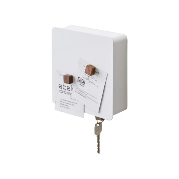TOWER Magnetic Key Box - White