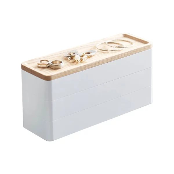Boîte à bijoux RIN à 3 étages, modèle étroit