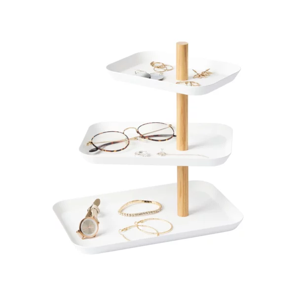 Présentoir à bijoux RIN à 3 étages, pivotant