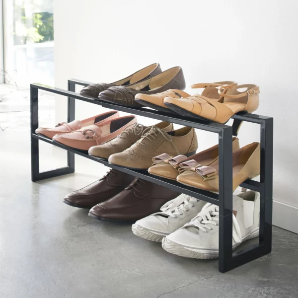 Yamazaki Schuhgestell LINE Schwarz, Detailansicht 2 | One Horizon