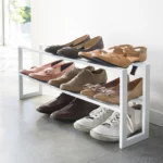 Yamazaki LINE White Shoe Rack, Detail View 2 | One Horizon