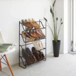Yamazaki Schuhregal FRAME 4 Ebenen Schwarz, Detailansicht 2 | One Horizon