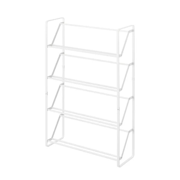 Étagère à chaussures FRAME 4 niveaux - Blanc