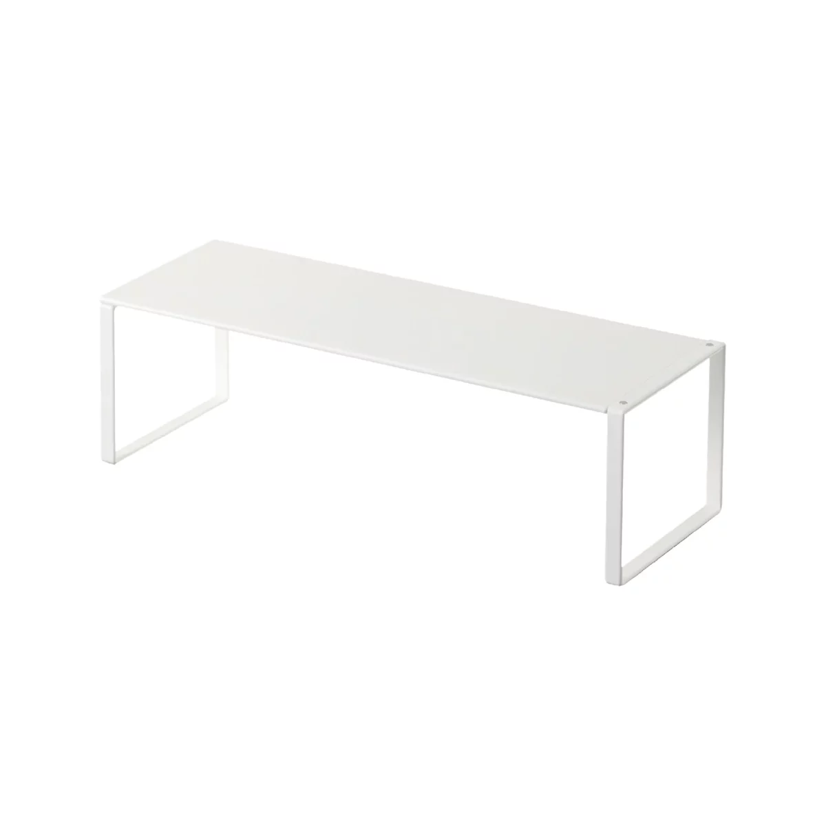 Yamazaki Schuhregal FRAME für den Schuhschrank in Weiss, leer freigestellt auf weissem Hintergrund