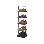 Yamazaki Schuhregal hoch TOWER Schwarz | One Horizon