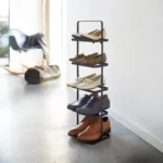 Yamazaki Schuhregal hoch TOWER Schwarz, Detailansicht 2 | One Horizon