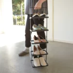 Yamazaki Schuhregal hoch TOWER Schwarz, Detailansicht 4 | One Horizon