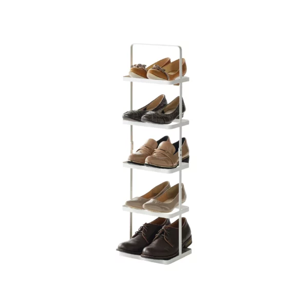 Schuhregal hoch TOWER - Weiss