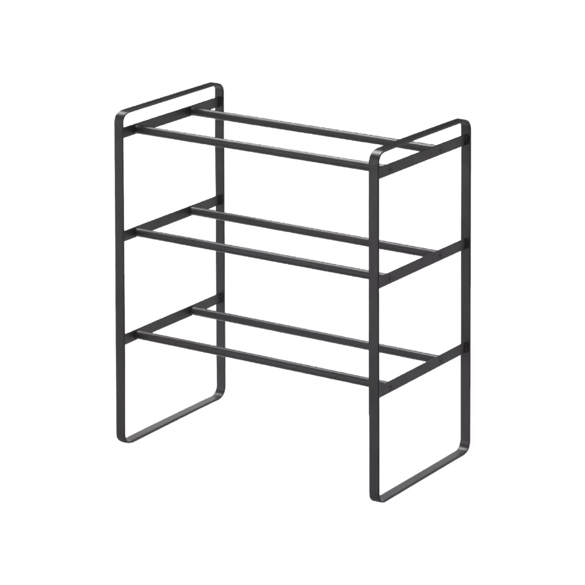 Yamazaki TOWER Extendable Shoe Rack, Black, Detail View 5 | One Horizon